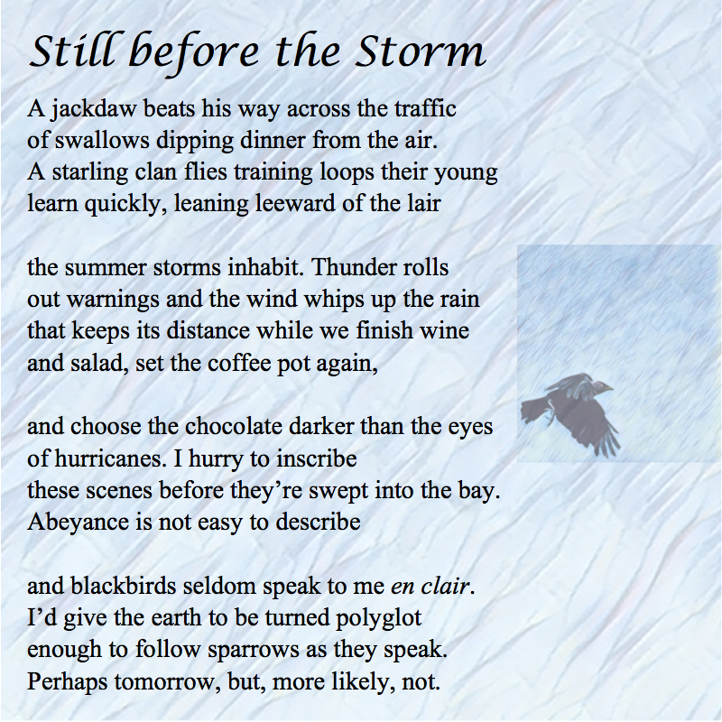 Still before the Storm